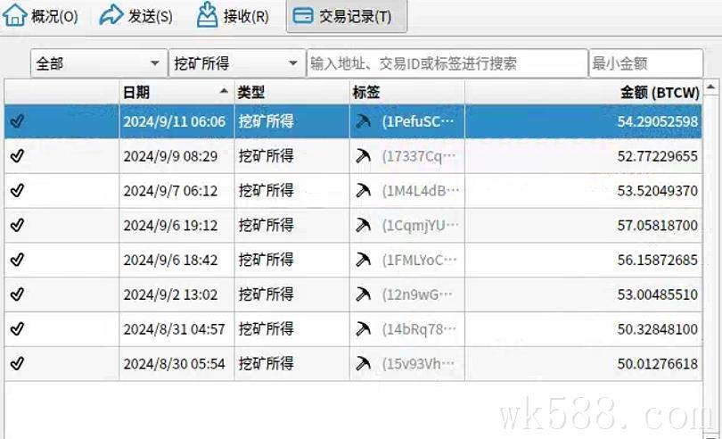 BTCW利用CPU+UTXO挖矿详细图文教程
